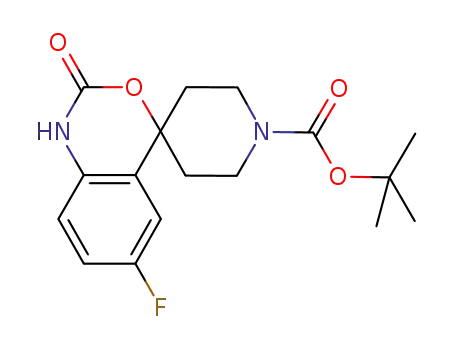 6-FLUORO-1,2-DIHYDRO-2-OXOSPIRO[4H-3,1-BENZOXAZINE-4,4'-PIPERIDINE]-1'-카르복실산 1,1-디메틸에틸에스테르