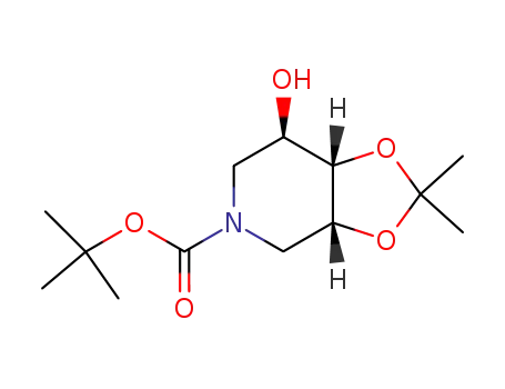 1,5-anhydro-5-[(tert-butoxycarbonyl)amino]-1,5-dideoxy-2,3-O-isopropylidene-D-lyxitol