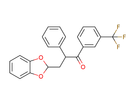 C<sub>23</sub>H<sub>17</sub>F<sub>3</sub>O<sub>3</sub>