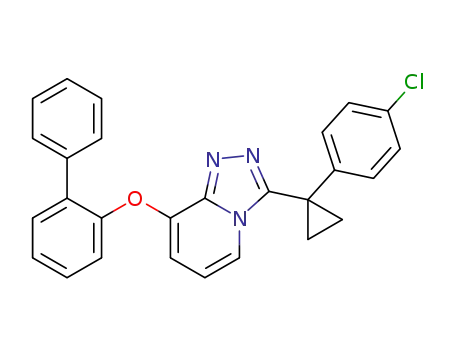 8-([1,1'-biphenyl]-2-yloxy)-3-(1-(4-chlorophenyl)cyclopropyl)-[1,2,4]triazolo[4,3-a]pyridine