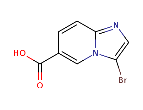 3-bromoimidazo[1,2-a]pyridine-6-carboxylic acid 886362-00-1