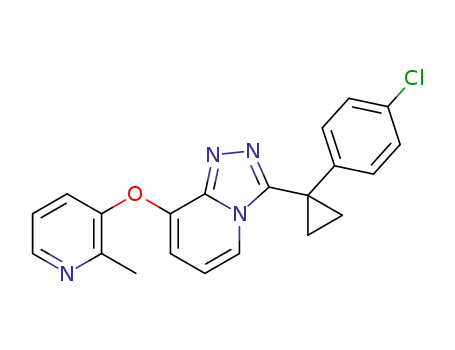 3-(1-(4-chlorophenyl)cyclopropyl)-8-((2-methylpyridin-3-yl)oxy)-[1,2,4]triazolo[4,3-a]pyridine