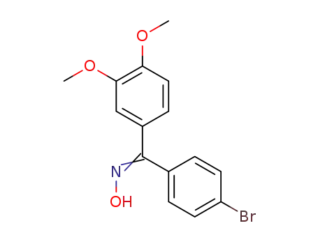 (3,4-dimethoxyphenyl)(4-bromophenyl)methanone oxime