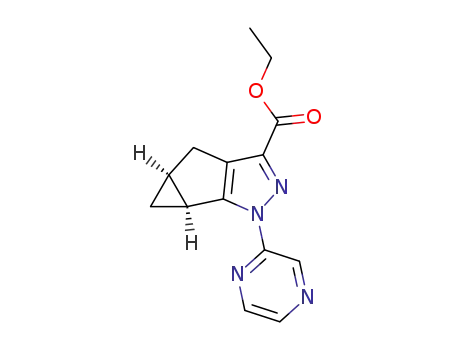 (1aS,5aS)-2-(pyrazin-2-yl)-1a,2,5,5a-tetrahydro-1H-2,3-diazacyclopropa[a]pentalene-4-carboxylic acid ethyl ester