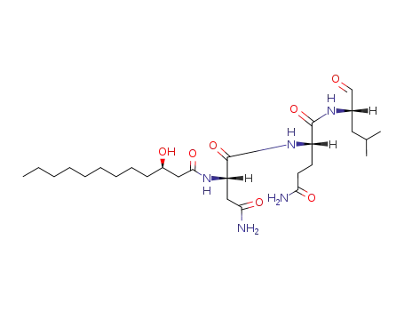 L-글루탐아미드, N(2)-(3-하이드록시-1-옥소도데실)-L-아스파라기닐-N(1)-(1-포르밀-3-메틸부틸)-