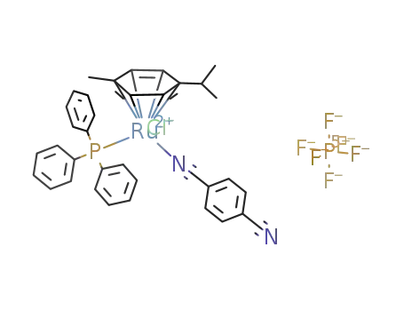 [Ru(η6-C10H14)(PPh3)Cl((CN)2C6H4)]PF6