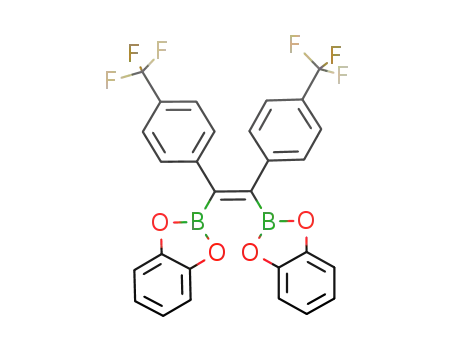 CF<sub>3</sub>C<sub>6</sub>H<sub>4</sub>C(BO<sub>2</sub>C<sub>6</sub>H<sub>4</sub>)C(BO<sub>2</sub>C<sub>6</sub>H<sub>4</sub>)C<sub>6</sub>H<sub>4</sub>CF<sub>3</sub>