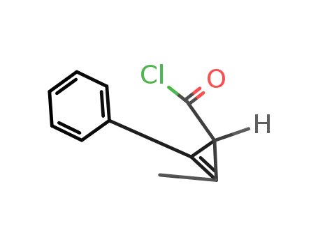 Molecular Structure of 82555-71-3 (2-Cyclopropene-1-carbonylchloride,2-methyl-3-phenyl-,(S)-(9CI))