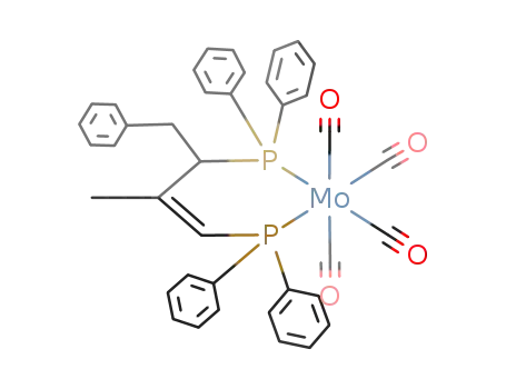 Mo((C<sub>6</sub>H<sub>5</sub>)2PCHC(CH<sub>3</sub>)CH(CH<sub>2</sub>C<sub>6</sub>H<sub>5</sub>)P(C<sub>6</sub>H<sub>5</sub>)2)(CO)4