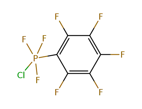 Molecular Structure of 67033-60-7 (pentafluorophenyltrifluorochlorophosphorane)
