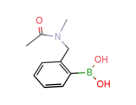 Molecular Structure of 89291-24-7 (Boronic acid, [2-[(acetylmethylamino)methyl]phenyl]-)
