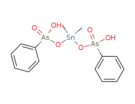 Molecular Structure of 88652-67-9 (Stannane, bis[(hydroxyphenylarsinyl)oxy]dimethyl-)