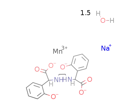rac-ethylenebis((o-hydroxyphenyl)glycine) manganese(III) complex sodium salt*1.5H<sub>2</sub>O