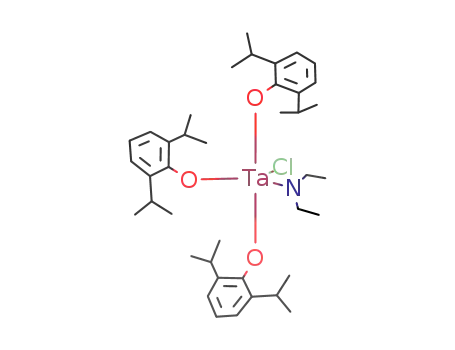Ta{N(C<sub>2</sub>H<sub>5</sub>)2}{C<sub>6</sub>H<sub>3</sub>(C<sub>3</sub>H<sub>7</sub>)2O}3Cl