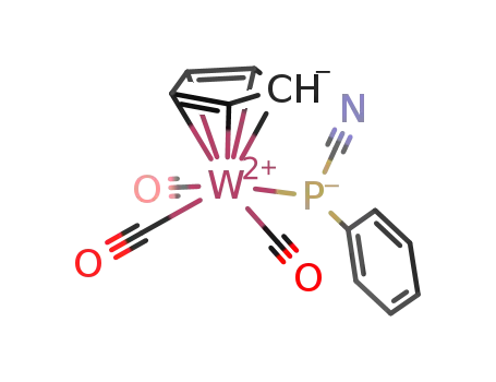 C<sub>5</sub>H<sub>5</sub>(CO)3WP(C<sub>6</sub>H<sub>5</sub>)CN