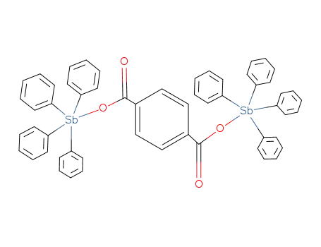 (C<sub>6</sub>H<sub>5</sub>)4SbOOCC<sub>6</sub>H<sub>4</sub>COOSb(C<sub>6</sub>H<sub>5</sub>)4