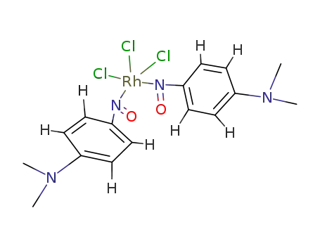 (rhodium(III))Cl<sub>3</sub>(p-Me<sub>2</sub>NC<sub>6</sub>H<sub>4</sub>NO)2