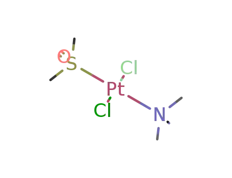 Molecular Structure of 120272-54-0 (trans-{Pt(DMSO)(NMe<sub>3</sub>)Cl<sub>2</sub>})