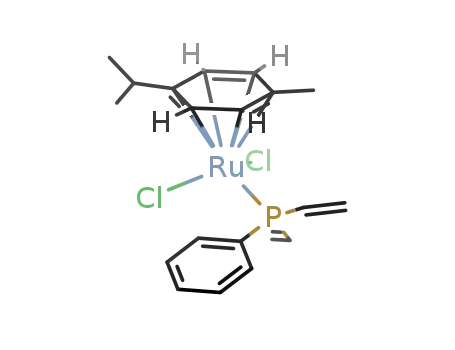 [(η6-p-MeC6H4CHMe2)RuCl2(DVPP)]