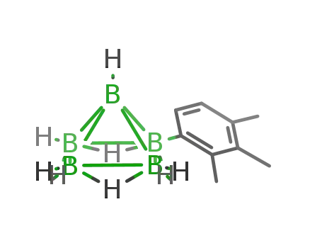 2-(1,2,3-(CH<sub>3</sub>)3C<sub>6</sub>H<sub>3</sub>)-pentaborane<sup>(9)</sup>