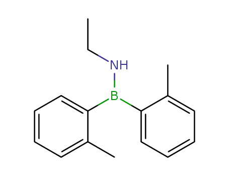 (2-CH<sub>3</sub>C<sub>6</sub>H<sub>4</sub>)2BNHC<sub>2</sub>H<sub>5</sub>