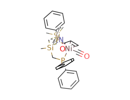 [Ni(CO)P(C<sub>6</sub>H<sub>5</sub>)2CH<sub>2</sub>Si(CH<sub>3</sub>)2(P(C<sub>6</sub>H<sub>5</sub>)2)(CH<sub>2</sub>Si(CH<sub>3</sub>)2)NCOCHCH<sub>2</sub>]
