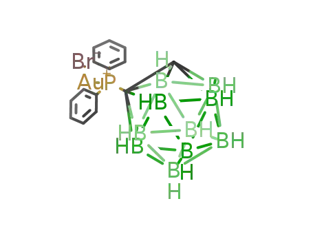AuBr(B<sub>10</sub>C<sub>2</sub>H<sub>11</sub>P(C<sub>6</sub>H<sub>5</sub>)2)