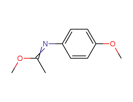 Molecular Structure of 24433-83-8 (Ethanimidic acid, N-(4-methoxyphenyl)-, methyl ester)