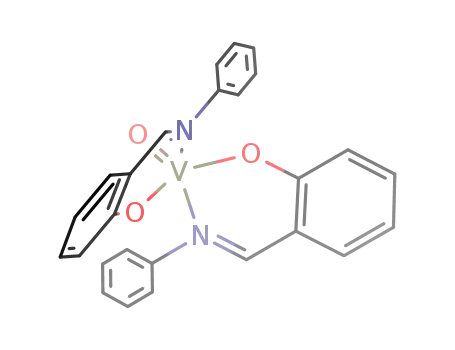 Molecular Structure of 14783-75-6 (Vanadium,oxobis[2-[(phenylimino-kN)methyl]phenolato-kO]-)