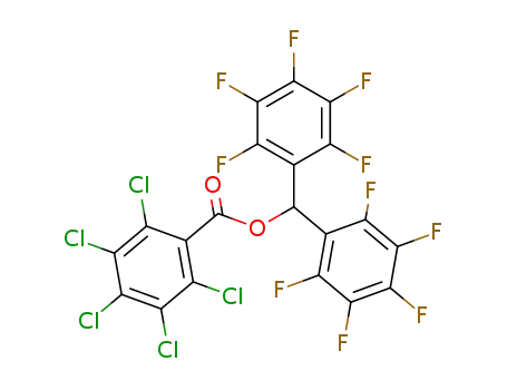 (perchloro benzoic acid) di-(perfluoro phenyl) methyl ester