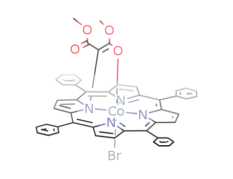 tetra(phenyl)(C(CHCH)NC)4(C(COOCH<sub>3</sub>)COOCH<sub>3</sub>)cobalt(III) Br