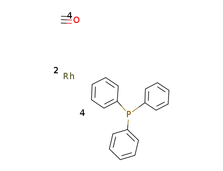 2Rh*4CO*4P(C<sub>6</sub>H<sub>5</sub>)3={(P(C<sub>6</sub>H<sub>5</sub>)3)2Rh(CO)2}2