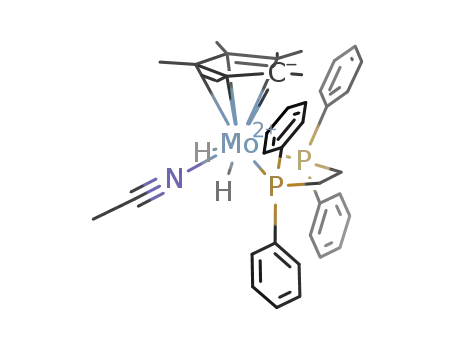 [Cp*Mo(H)2(MeCN)(dppe)]<sup>(1+)</sup>