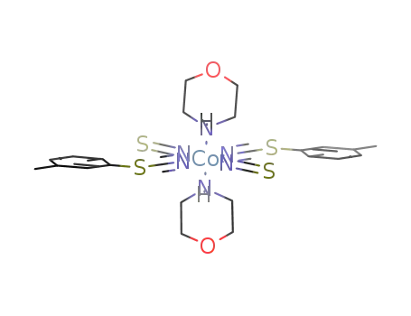(morph)2(SCN)2Co(NCSC<sub>6</sub>H<sub>4</sub>CH<sub>3</sub>-m)2