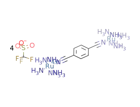 {(Ru(NH<sub>3</sub>)5)2(1,4-dicyanobenzene)}(CF<sub>3</sub>SO<sub>3</sub>)4