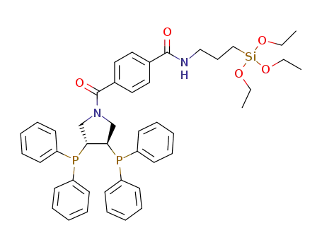 4-<(3R,4R)-3,4-Bis(diphenylphosphino)pyrrolidinocarbonyl>-N-<3-(triethoxysilyl)propyl>benzamid