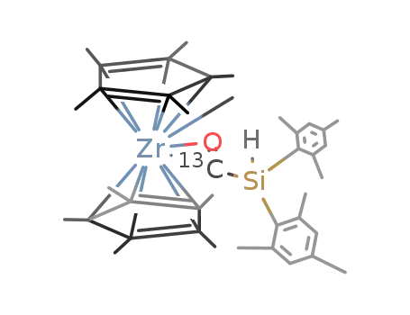 Cp*2Zr(η2-(13)COSiHMes2)Me