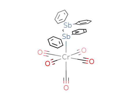 [Cr(CO)5((C<sub>6</sub>H<sub>5</sub>)2SbCH<sub>2</sub>Sb(C<sub>6</sub>H<sub>5</sub>)2)]