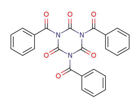 Molecular Structure of 1913-58-2 (1,3,5-Triazine-2,4,6(1H,3H,5H)-trione, 1,3,5-tribenzoyl-)