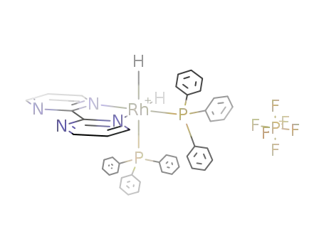 {(2,2'-bipyrimidine)(triphenylphosphine)2H<sub>2</sub>Rh} hexafluorophosphate