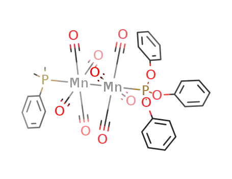 Mn<sub>2</sub>(CO)8(dimethylphenylphosphine)(triphenyl phosphite)