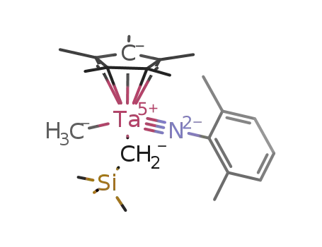 (η(5)-pentamethylcyclopentadienyl)Ta(Me)(CH2SiMe3)(NC6H3Me2-2,6)