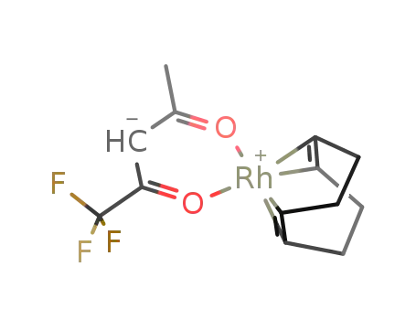 Rh(CH<SUB>3</SUB>COCHCOCF<SUB>3</SUB>)(1,5-cyclooctadiene)