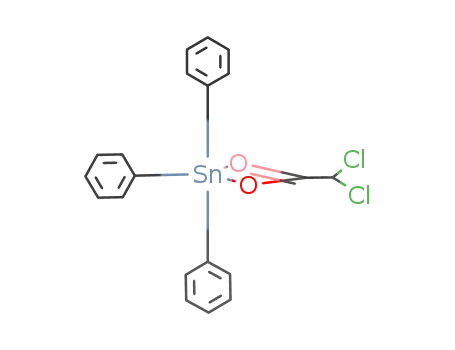 Molecular Structure of 7546-89-6 (Stannane, [(dichloroacetyl)oxy]triphenyl-)