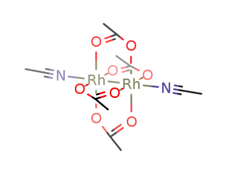{Rh<sub>2</sub>(acetate)4(acetonitrile)2}