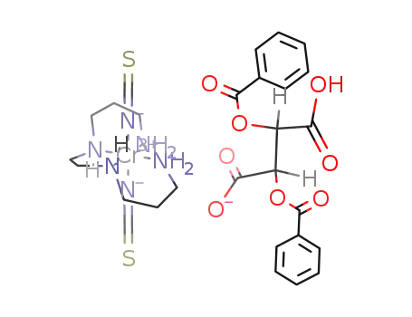 Molecular Structure of 81738-86-5 ((-)589-trans-(RR)-[Cr(NCS)2(3,2,3-tet)][HBzOT])