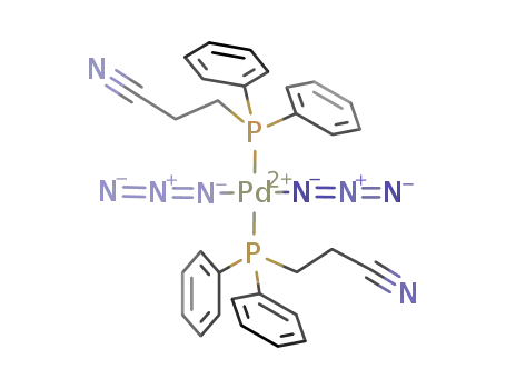 Diazidobis[(2-cyanoethyl)diphenylphoshan]palladium(II)
