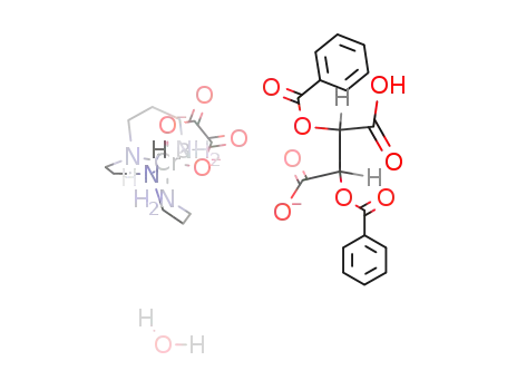 Molecular Structure of 81739-55-1 (Δ(-)589-cis-β-(RR)-[Cr(ox)(3,2,3-tet)][HBzOT]*H2O)