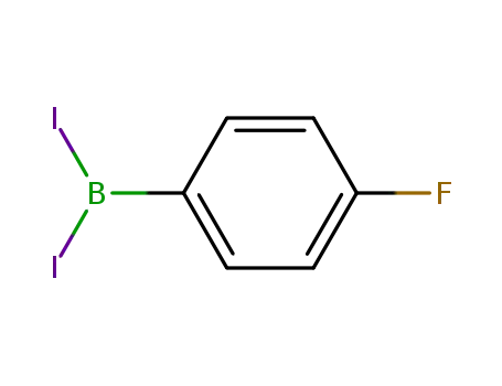 Molecular Structure of 30101-16-7 ((4-fluorophenyl)diiodoborane)