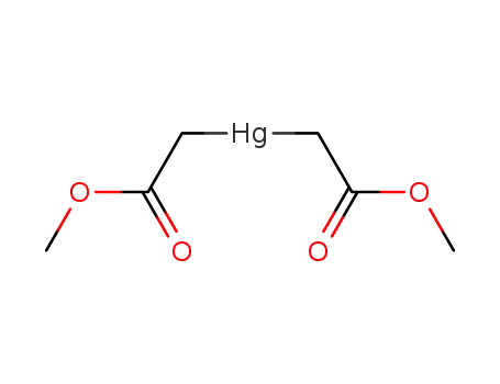 Molecular Structure of 3600-21-3 (Mercury, bis(2-methoxy-2-oxoethyl)-)